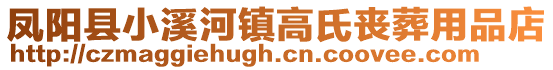 鳳陽縣小溪河鎮高氏喪葬用品店