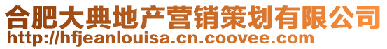 合肥大典地产营销策划有限公司