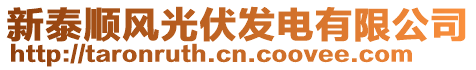 新泰順風(fēng)光伏發(fā)電有限公司