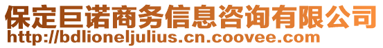 保定巨諾商務(wù)信息咨詢有限公司