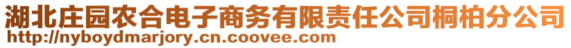 湖北莊園農(nóng)合電子商務(wù)有限責(zé)任公司桐柏分公司