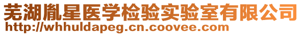 蕪湖胤星醫(yī)學檢驗實驗室有限公司