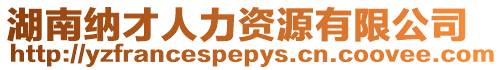 湖南納才人力資源有限公司