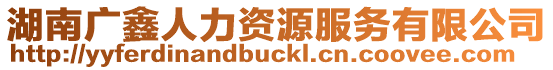 湖南廣鑫人力資源服務(wù)有限公司
