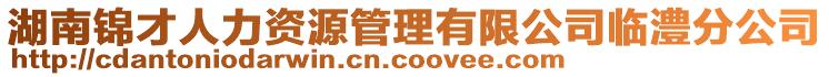 湖南錦才人力資源管理有限公司臨澧分公司