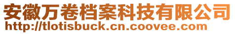 安徽萬卷檔案科技有限公司