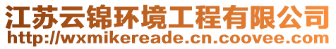 江蘇云錦環(huán)境工程有限公司