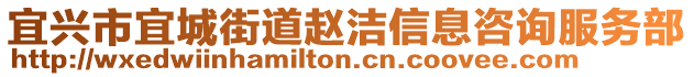 宜興市宜城街道趙潔信息咨詢服務部