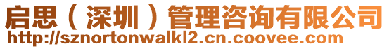啟思（深圳）管理咨詢有限公司
