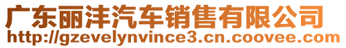 廣東麗灃汽車銷售有限公司