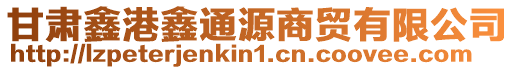 甘肅鑫港鑫通源商貿(mào)有限公司