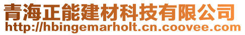 青海正能建材科技有限公司
