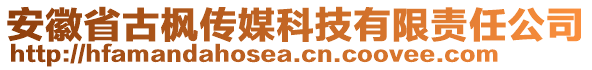 安徽省古楓傳媒科技有限責任公司