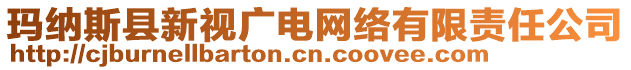 瑪納斯縣新視廣電網(wǎng)絡(luò)有限責(zé)任公司