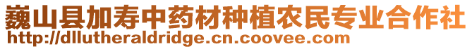巍山縣加壽中藥材種植農民專業合作社