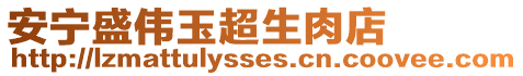 安寧盛偉玉超生肉店