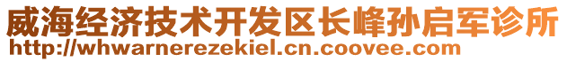 威海經濟技術開發區長峰孫啟軍診所