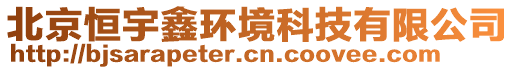 北京恒宇鑫環(huán)境科技有限公司