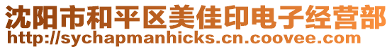 沈陽(yáng)市和平區(qū)美佳印電子經(jīng)營(yíng)部