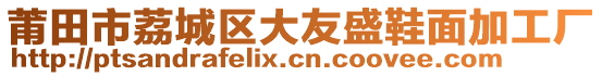 莆田市荔城區(qū)大友盛鞋面加工廠