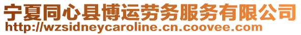 寧夏同心縣博運(yùn)勞務(wù)服務(wù)有限公司