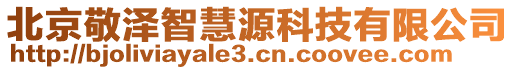 北京敬澤智慧源科技有限公司