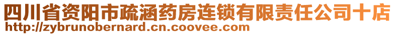 四川省資陽市疏涵藥房連鎖有限責任公司十店