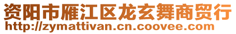 資陽市雁江區(qū)龍玄舞商貿(mào)行