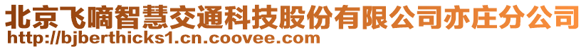 北京飛嘀智慧交通科技股份有限公司亦莊分公司