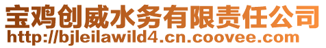 寶雞創威水務有限責任公司