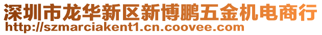 深圳市龍華新區(qū)新博鵬五金機(jī)電商行