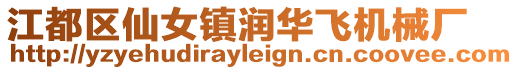 江都區仙女鎮潤華飛機械廠