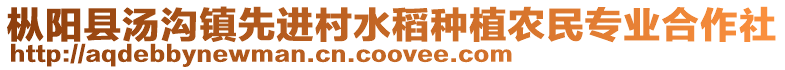 樅陽縣湯溝鎮先進村水稻種植農民專業合作社