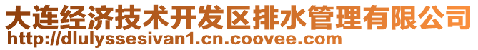 大連經(jīng)濟(jì)技術(shù)開(kāi)發(fā)區(qū)排水管理有限公司