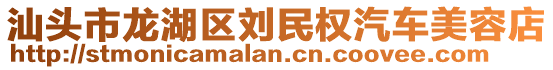 汕頭市龍湖區(qū)劉民權(quán)汽車美容店