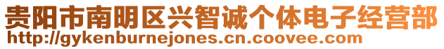 貴陽(yáng)市南明區(qū)興智誠(chéng)個(gè)體電子經(jīng)營(yíng)部