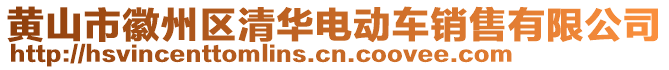 黃山市徽州區(qū)清華電動車銷售有限公司