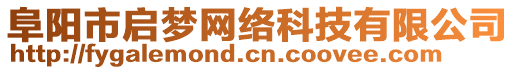 阜陽市啟夢網(wǎng)絡(luò)科技有限公司
