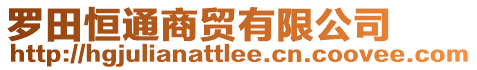 羅田恒通商貿(mào)有限公司