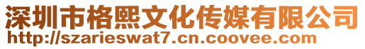 深圳市格熙文化傳媒有限公司