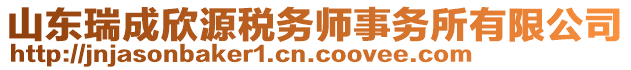 山東瑞成欣源稅務(wù)師事務(wù)所有限公司