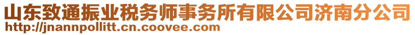 山東致通振業(yè)稅務(wù)師事務(wù)所有限公司濟(jì)南分公司