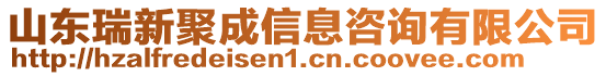 山東瑞新聚成信息咨詢有限公司