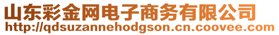 山東彩金網電子商務有限公司