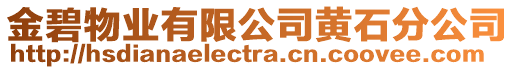金碧物業(yè)有限公司黃石分公司