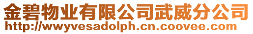 金碧物業(yè)有限公司武威分公司