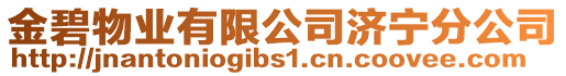 金碧物業(yè)有限公司濟(jì)寧分公司