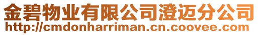 金碧物業有限公司澄邁分公司