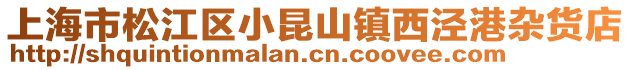 上海市松江區(qū)小昆山鎮(zhèn)西涇港雜貨店