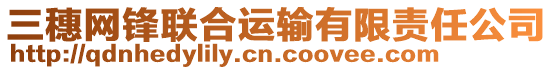 三穗網(wǎng)鋒聯(lián)合運輸有限責任公司